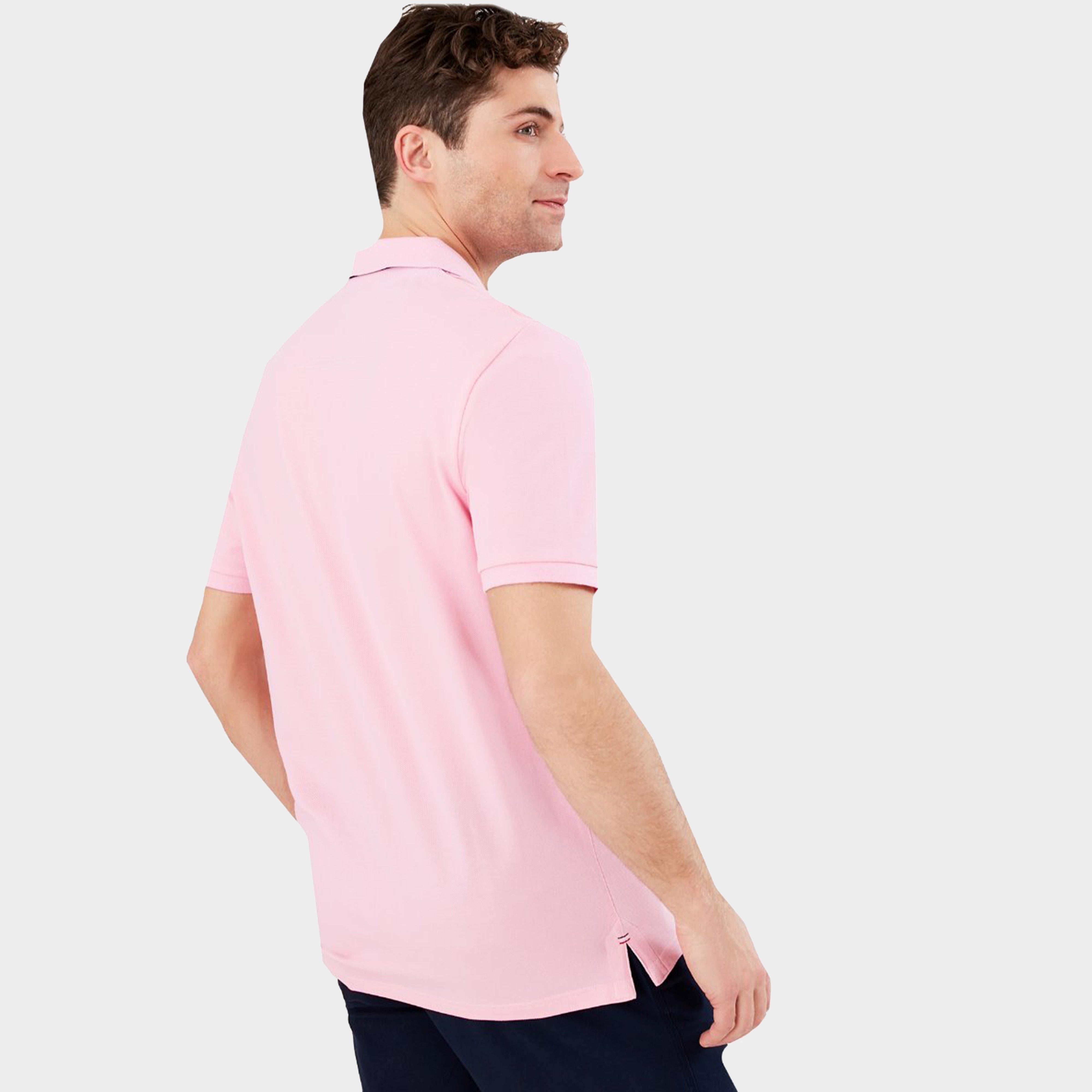 Mens Woody Polo Shirt Light Pink