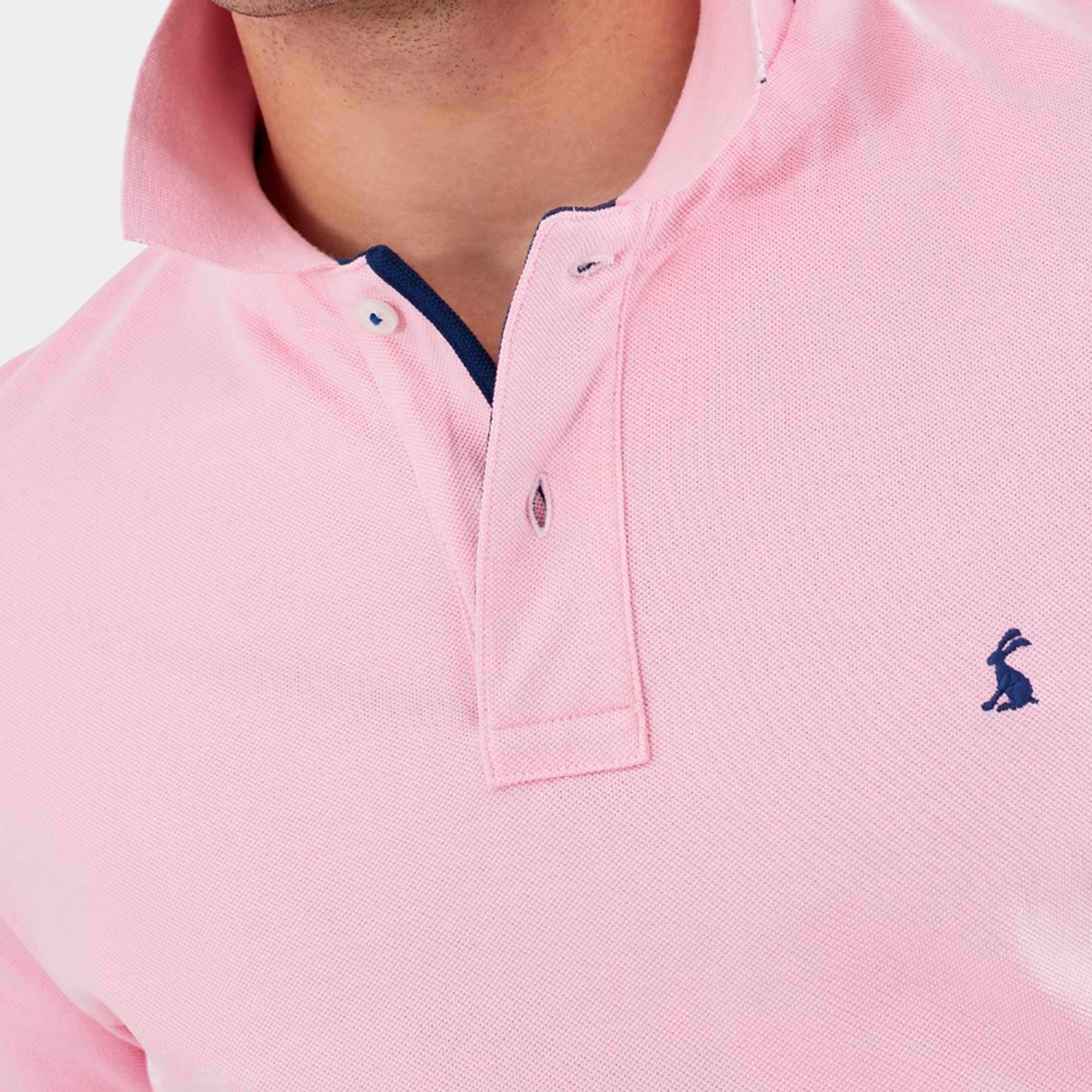 Mens Woody Polo Shirt Light Pink