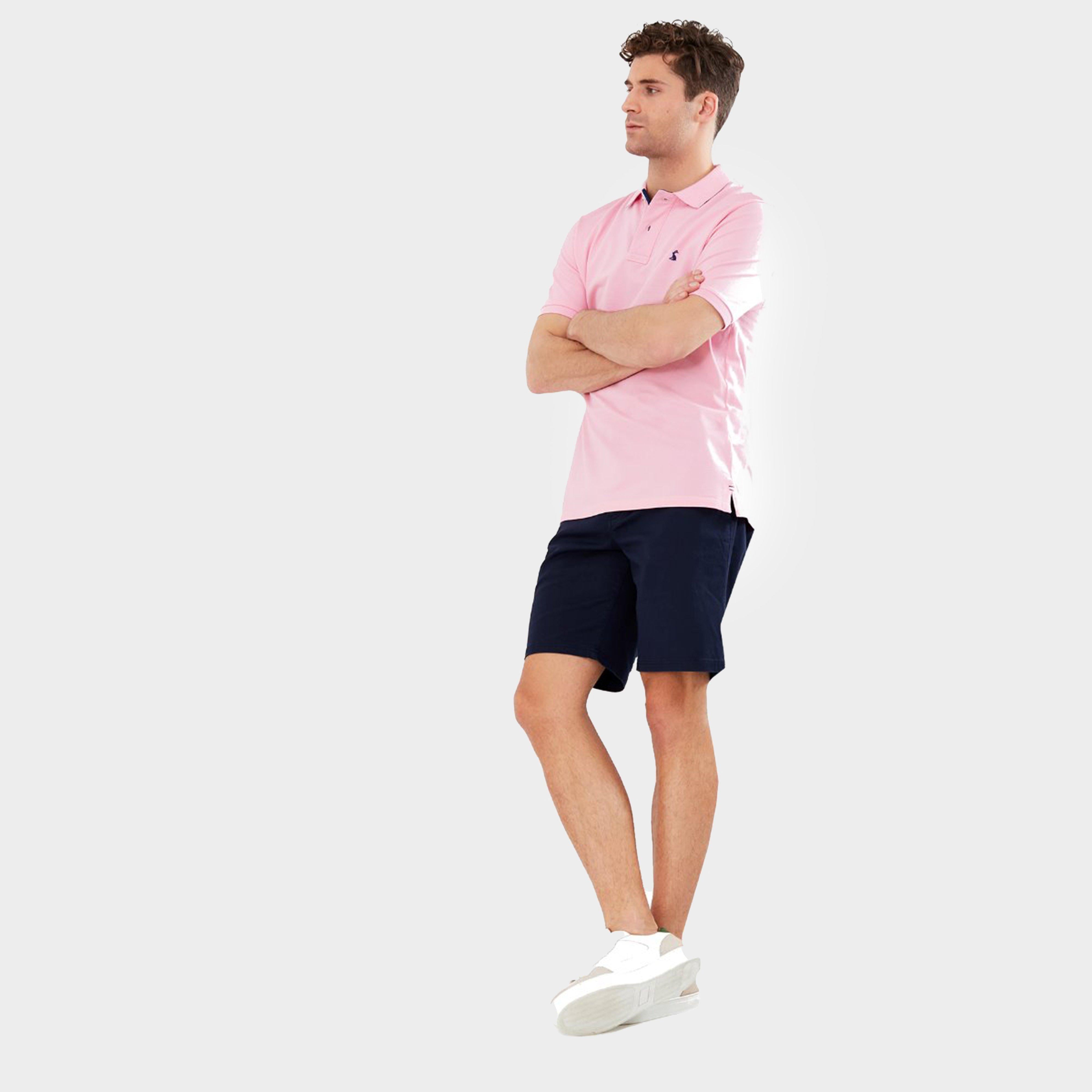 Mens Woody Polo Shirt Light Pink