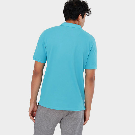 Mens Woody Polo Shirt River Blue