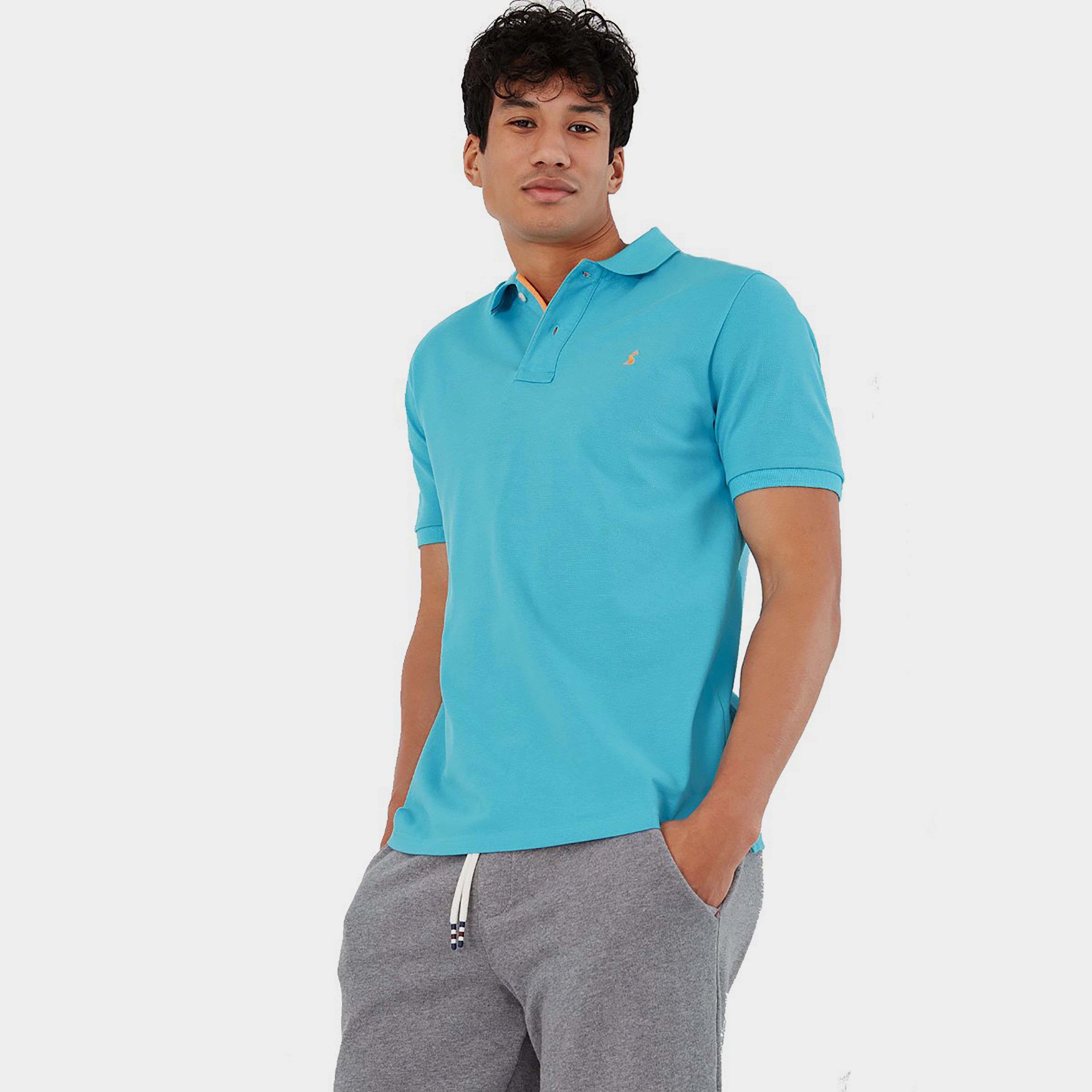 Mens Woody Polo Shirt River Blue