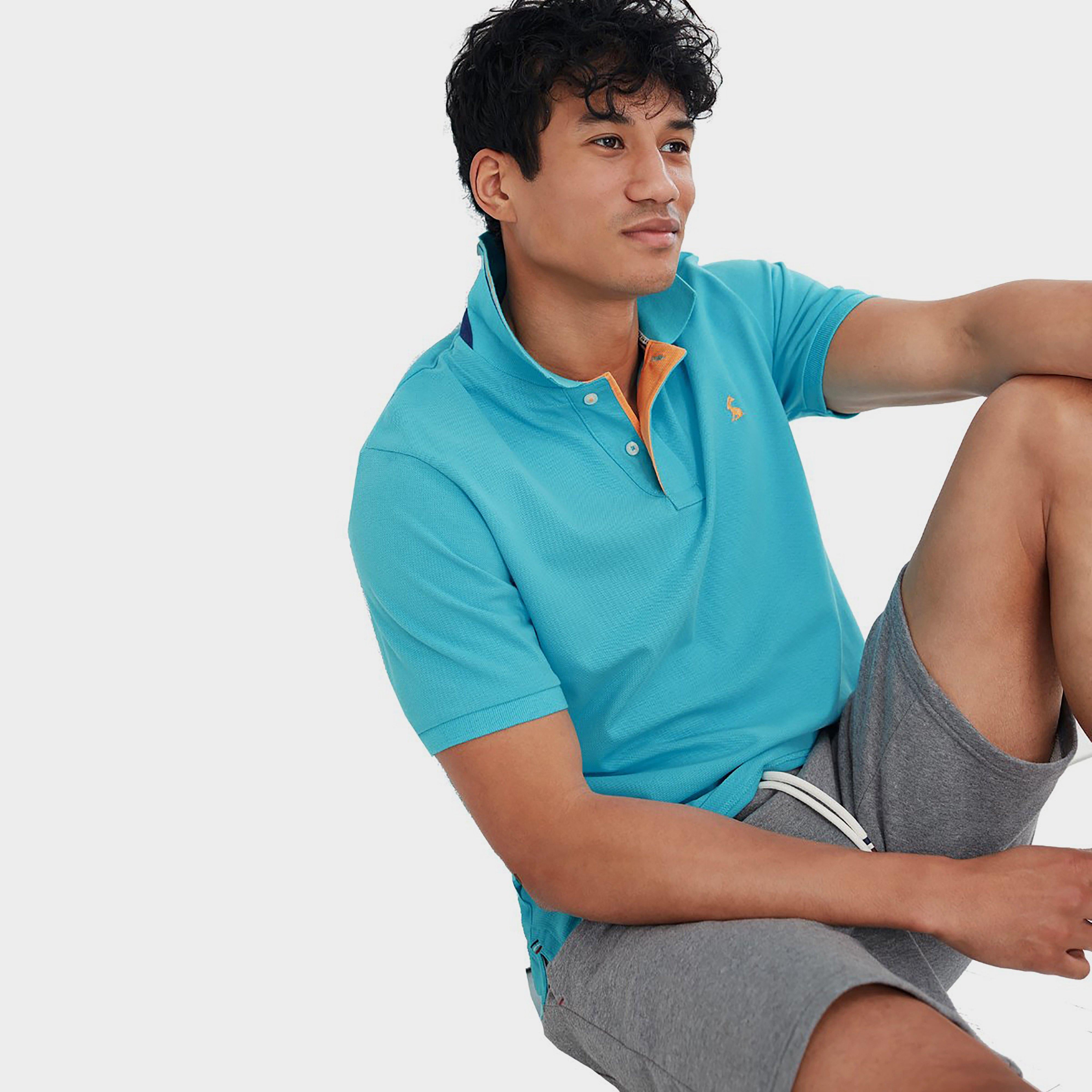 Mens Woody Polo Shirt River Blue