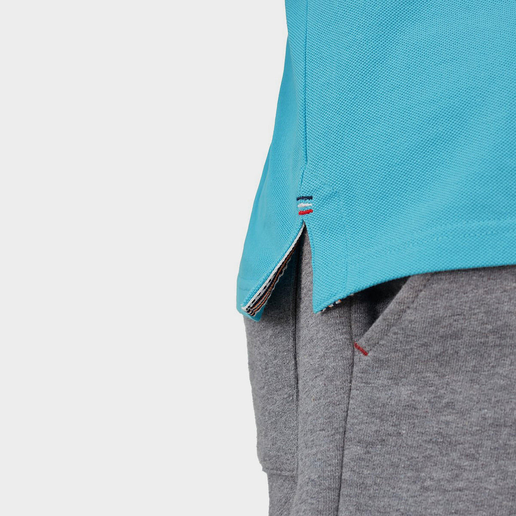 Mens Woody Polo Shirt River Blue