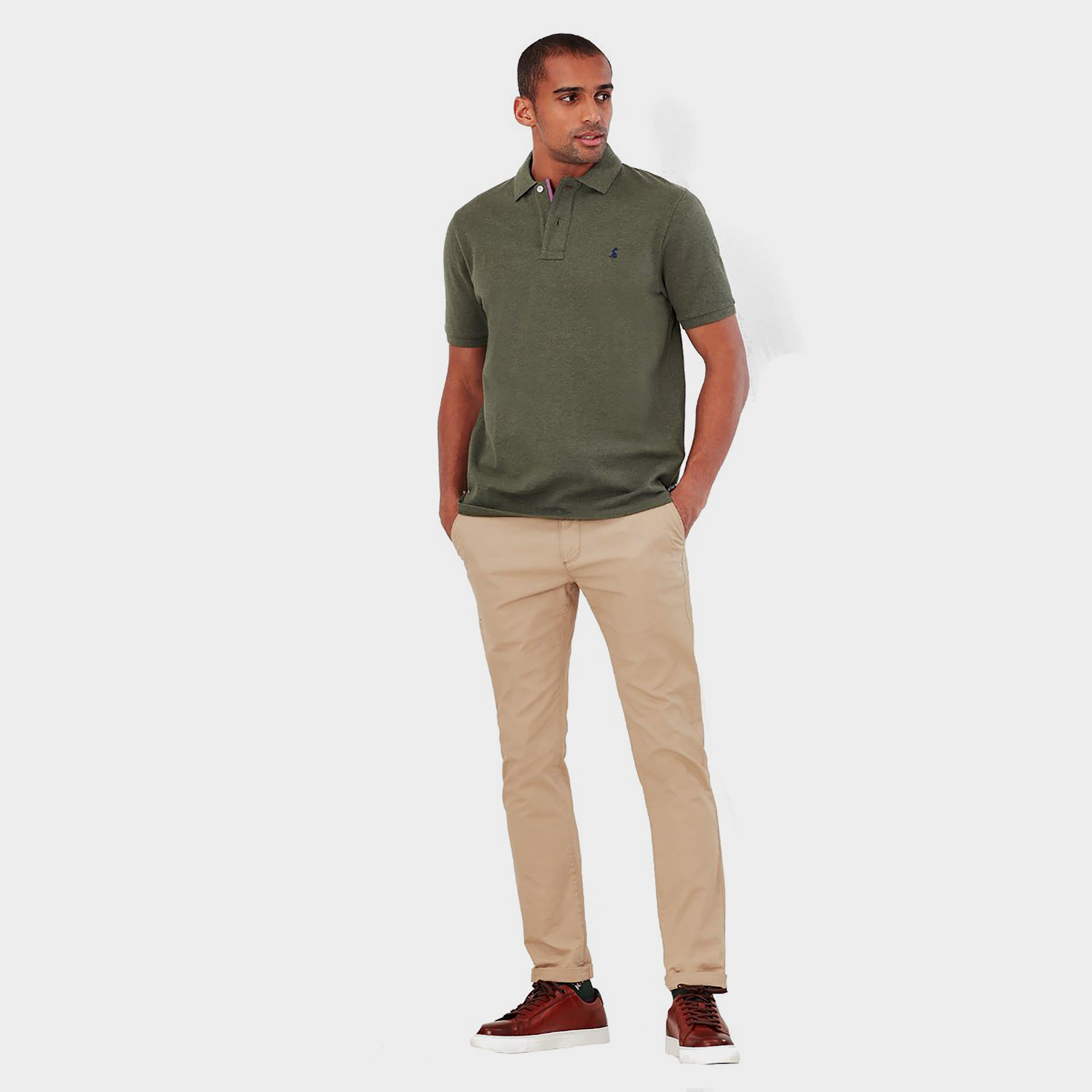 Mens Woody Polo Shirt Seaweed Marl