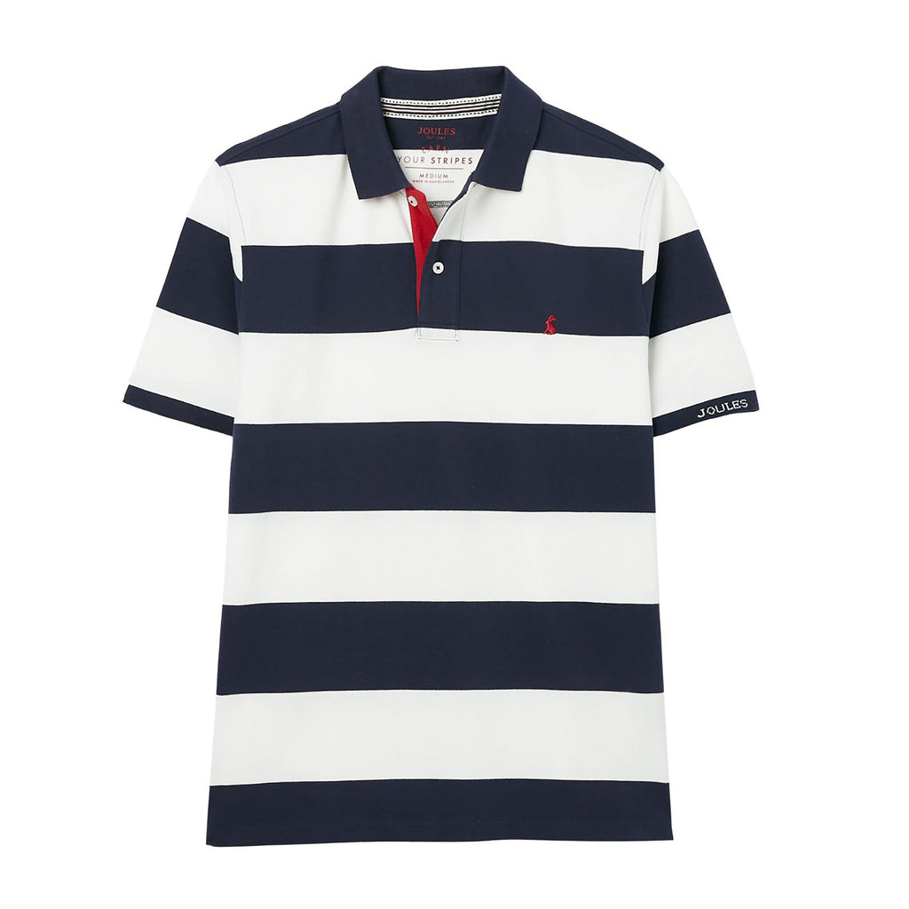Men's Filbert Polo Blue White Stripe