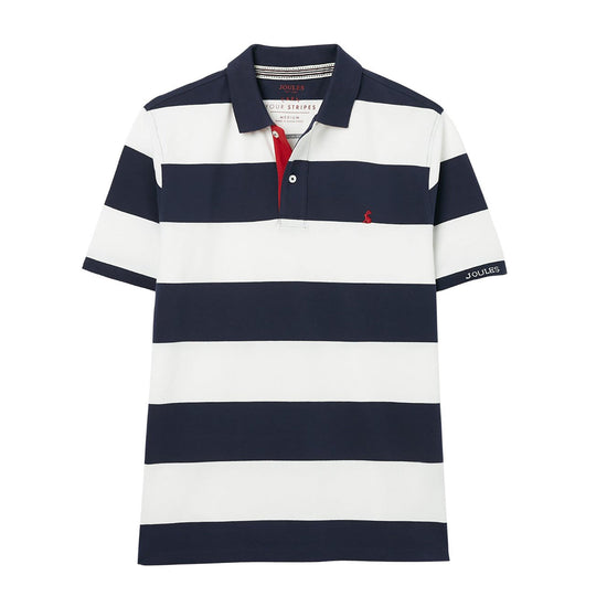 Men's Filbert Polo Blue White Stripe