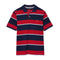 Men's Filbert Polo Navy Red Stripe