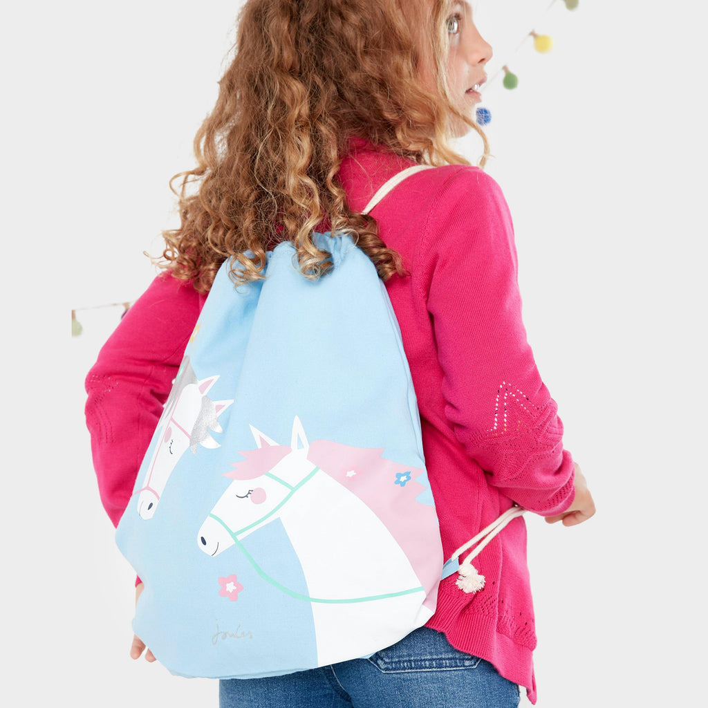 Kids Active Drawstring Bag Horse & Flowers