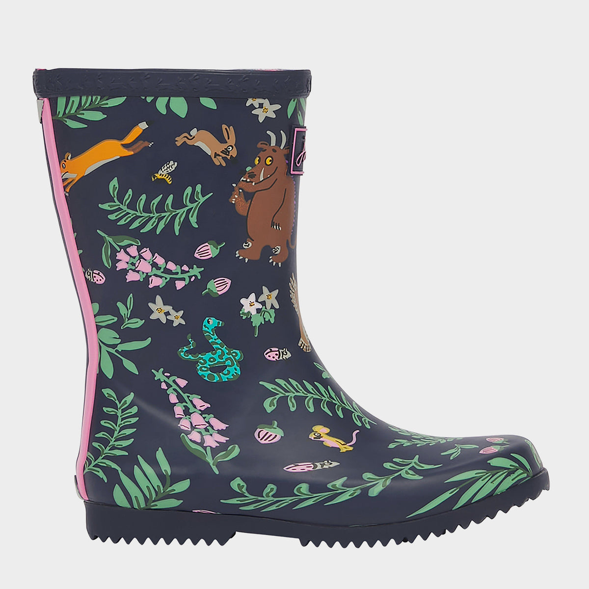 Kids Roll Up Wellies Navy Gruffalo