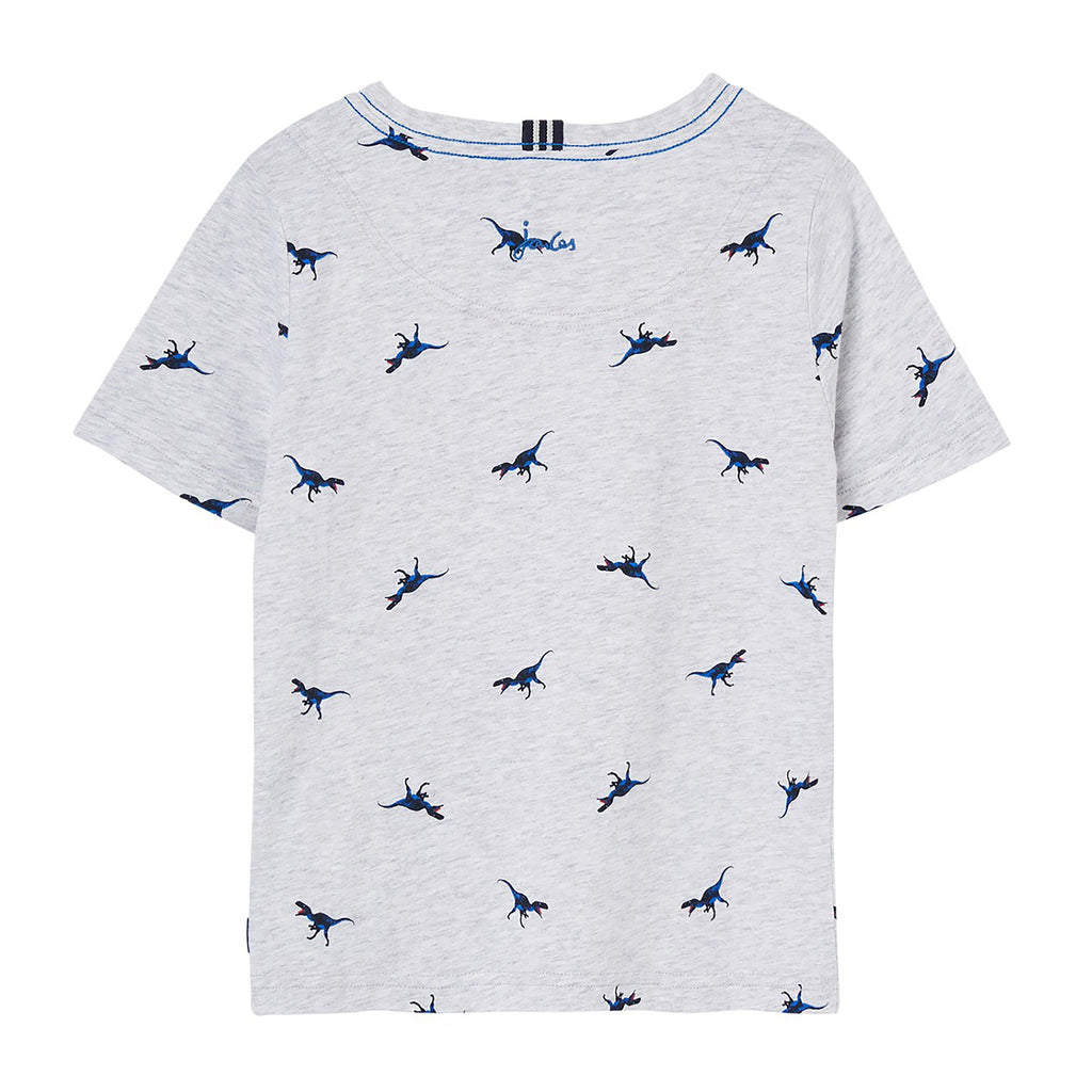 Childs Olly T-Shirt Grey Dino