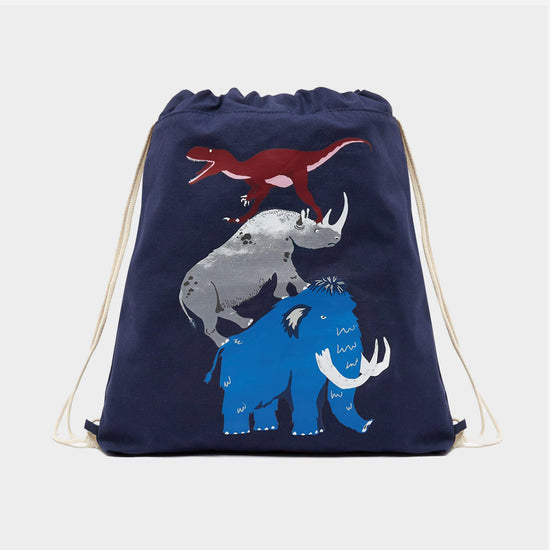 Kids Active Drawstring Bag Navy Beasts