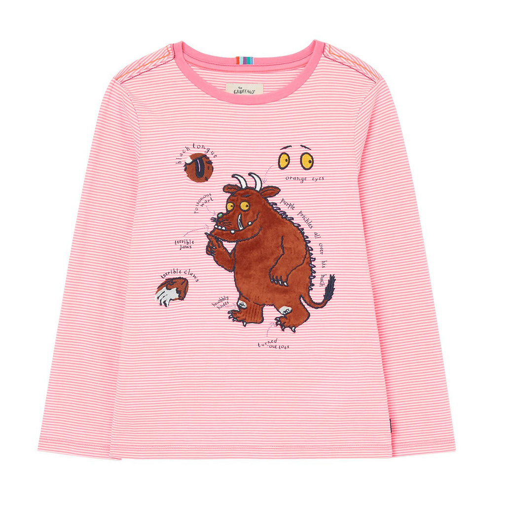 Childs Gruffalo Ava Top Gruffalo Pink Stripe