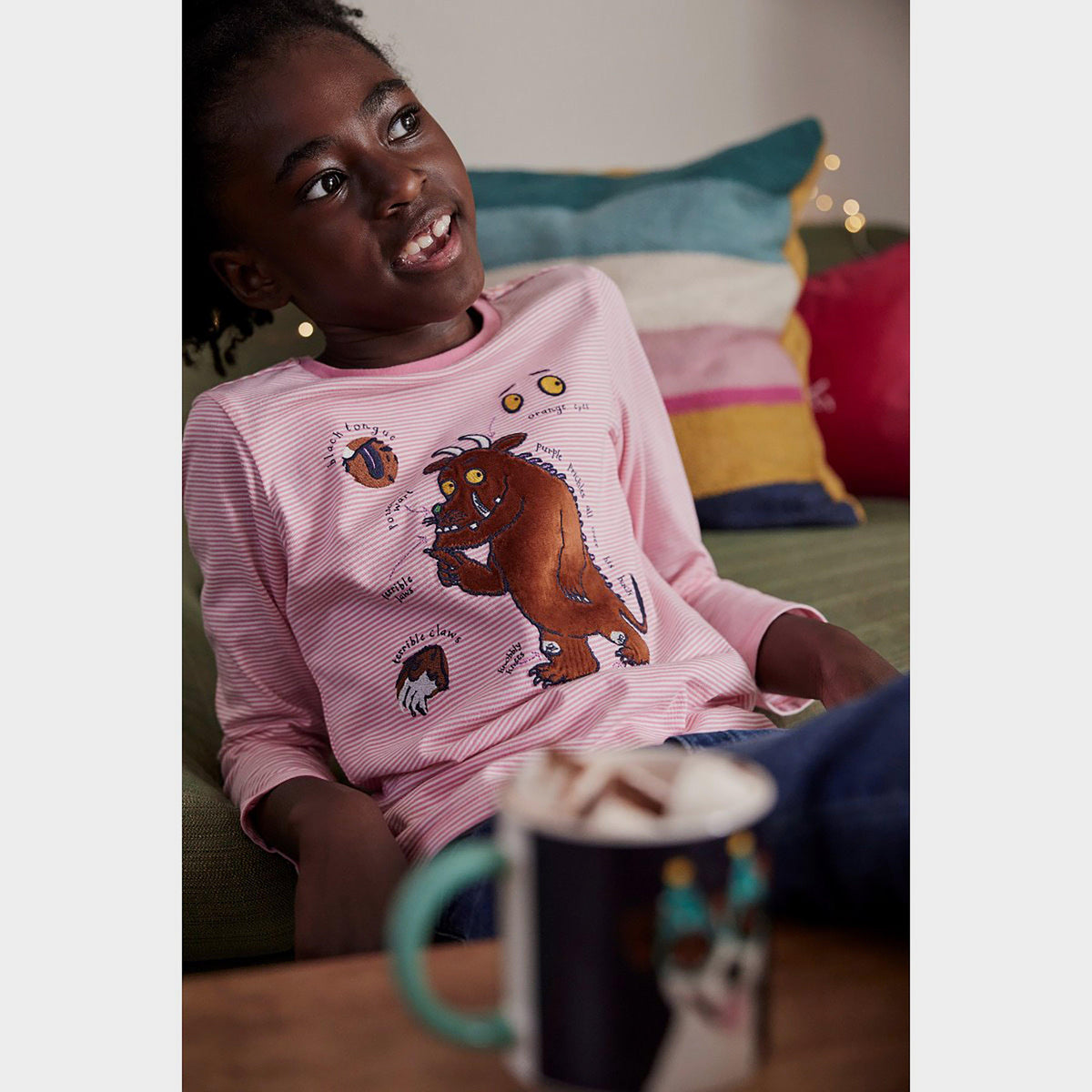 Childs Gruffalo Ava Top Gruffalo Pink Stripe