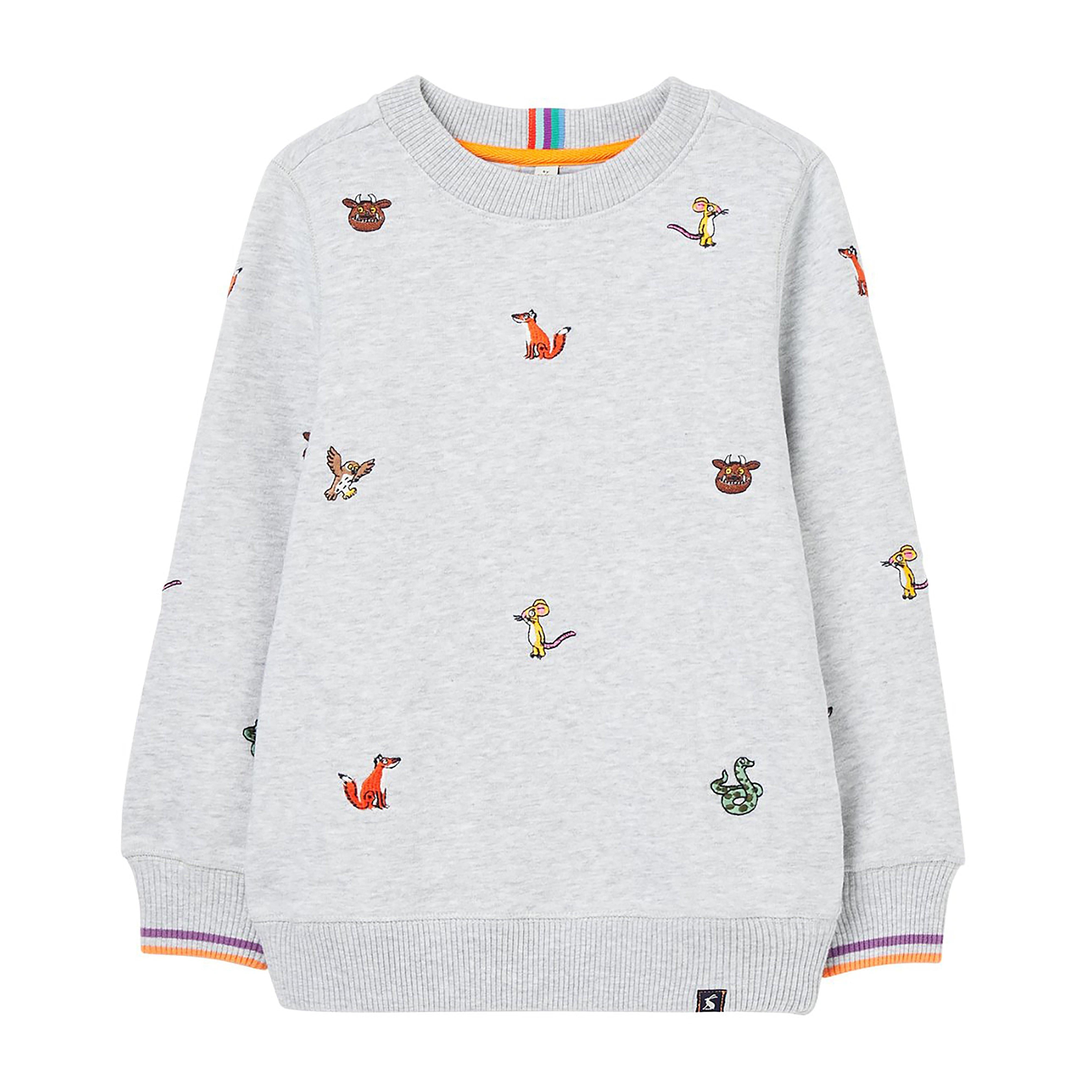 Childs Jonti Sweatshirt Grey Gruffalo Icons