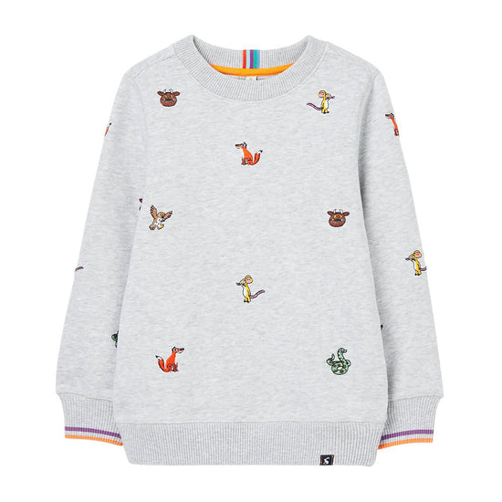 Childs Jonti Sweatshirt Grey Gruffalo Icons