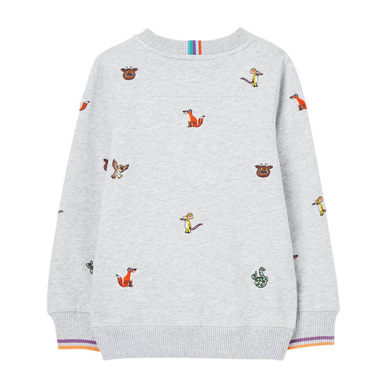 Childs Jonti Sweatshirt Grey Gruffalo Icons