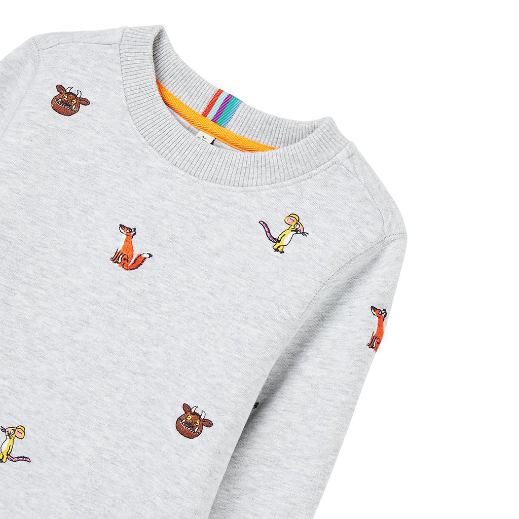 Childs Jonti Sweatshirt Grey Gruffalo Icons