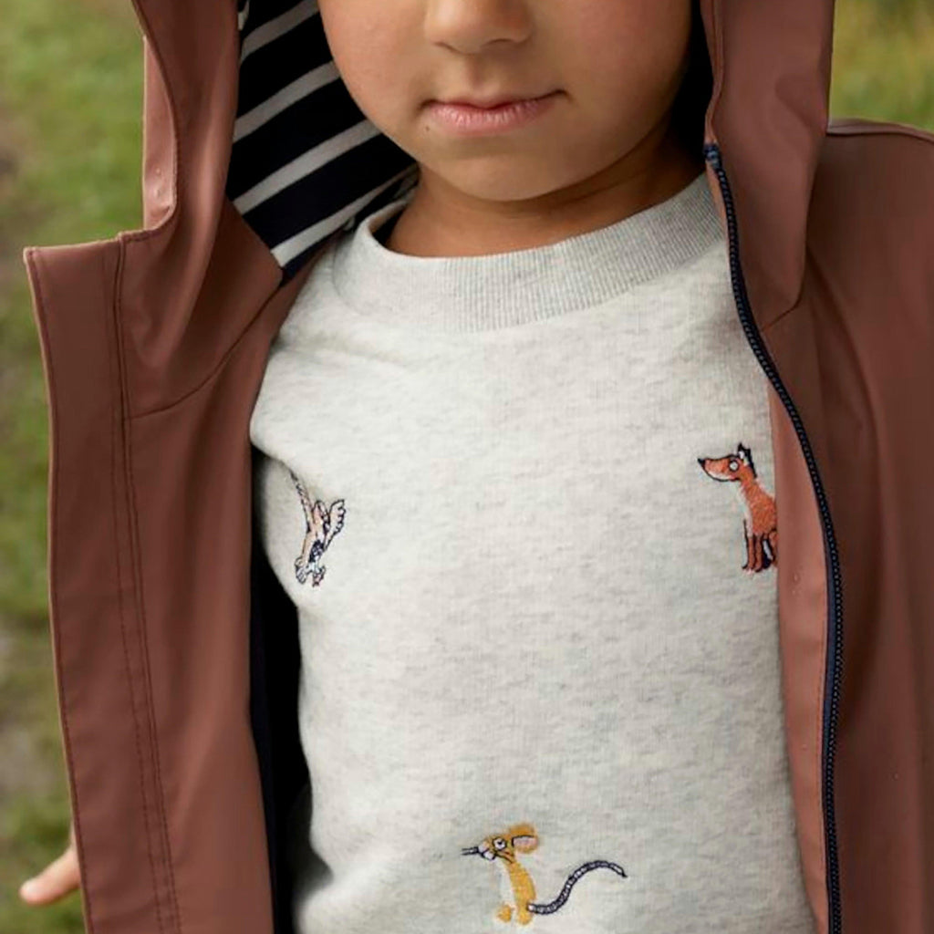 Childs Jonti Sweatshirt Grey Gruffalo Icons