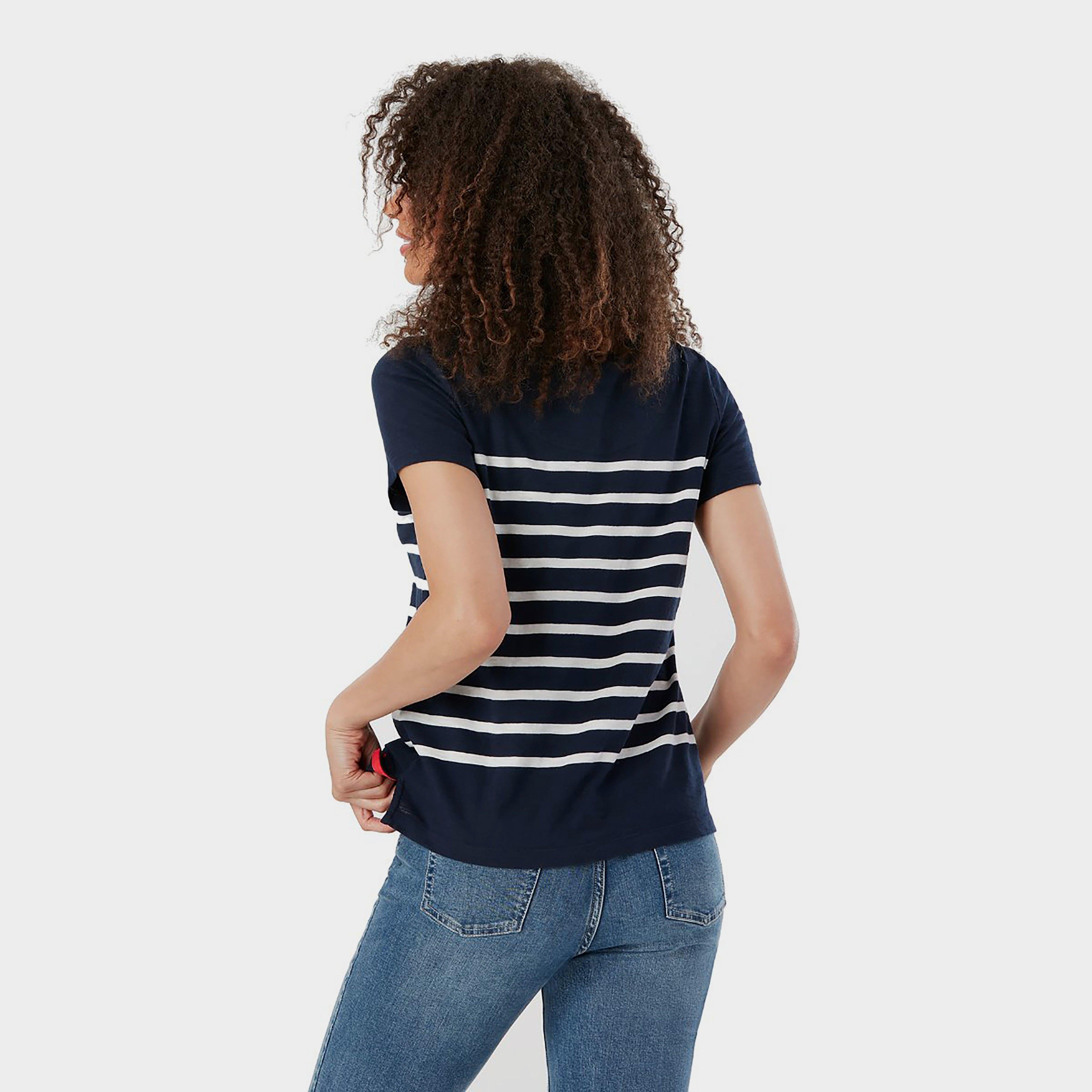 Womens Carley Stripe T-Shirt Engine Cream Stripe