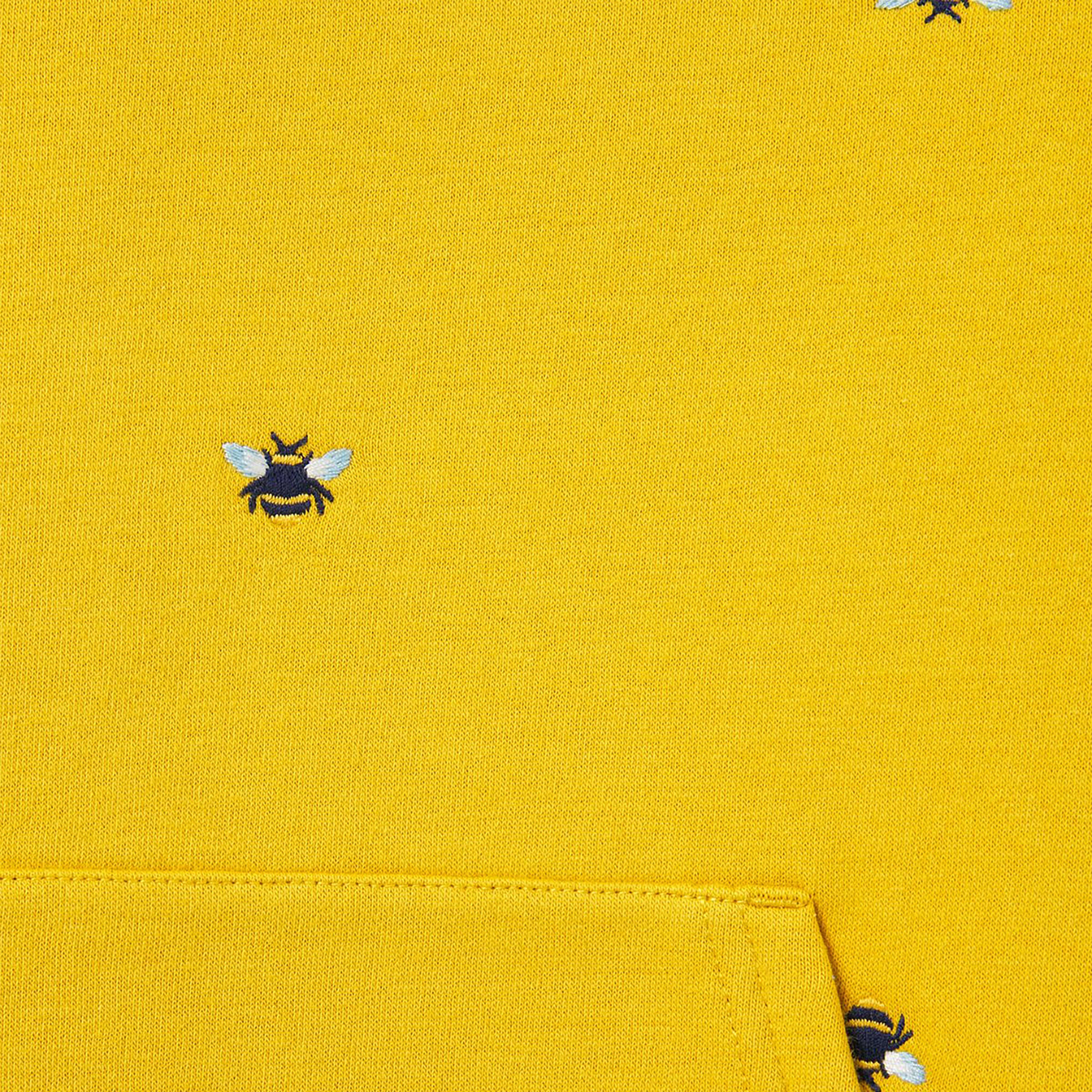 Childs Lucas Embroidered Hoodie Yellow Bee