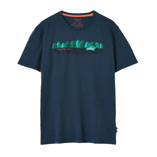 Mens Flynn Tee Navy Marl