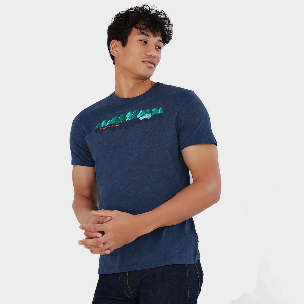 Mens Flynn Tee Navy Marl
