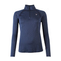 Womens Sunstopper 2.0 Baselayer Navy Dot