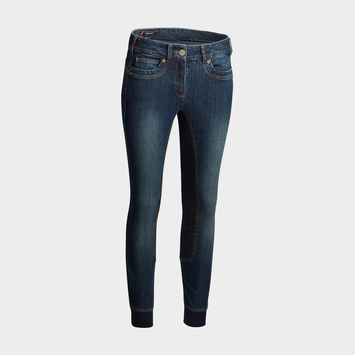 Womens Halo Denim Full Seat Breeches Marine