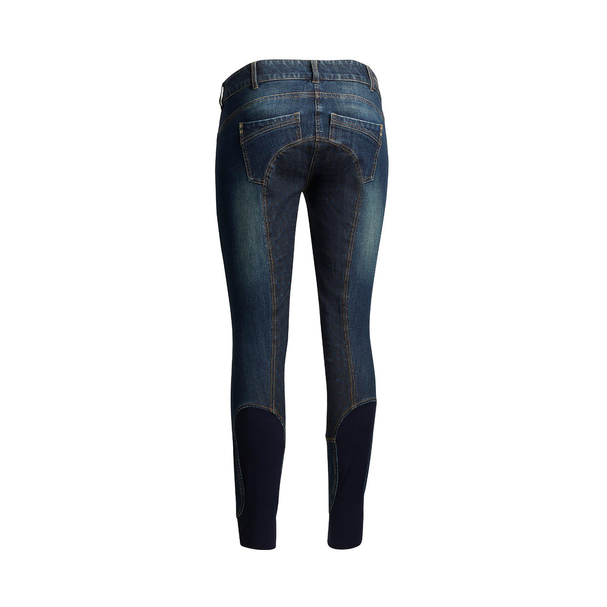 Womens Halo Denim Full Seat Breeches Marine