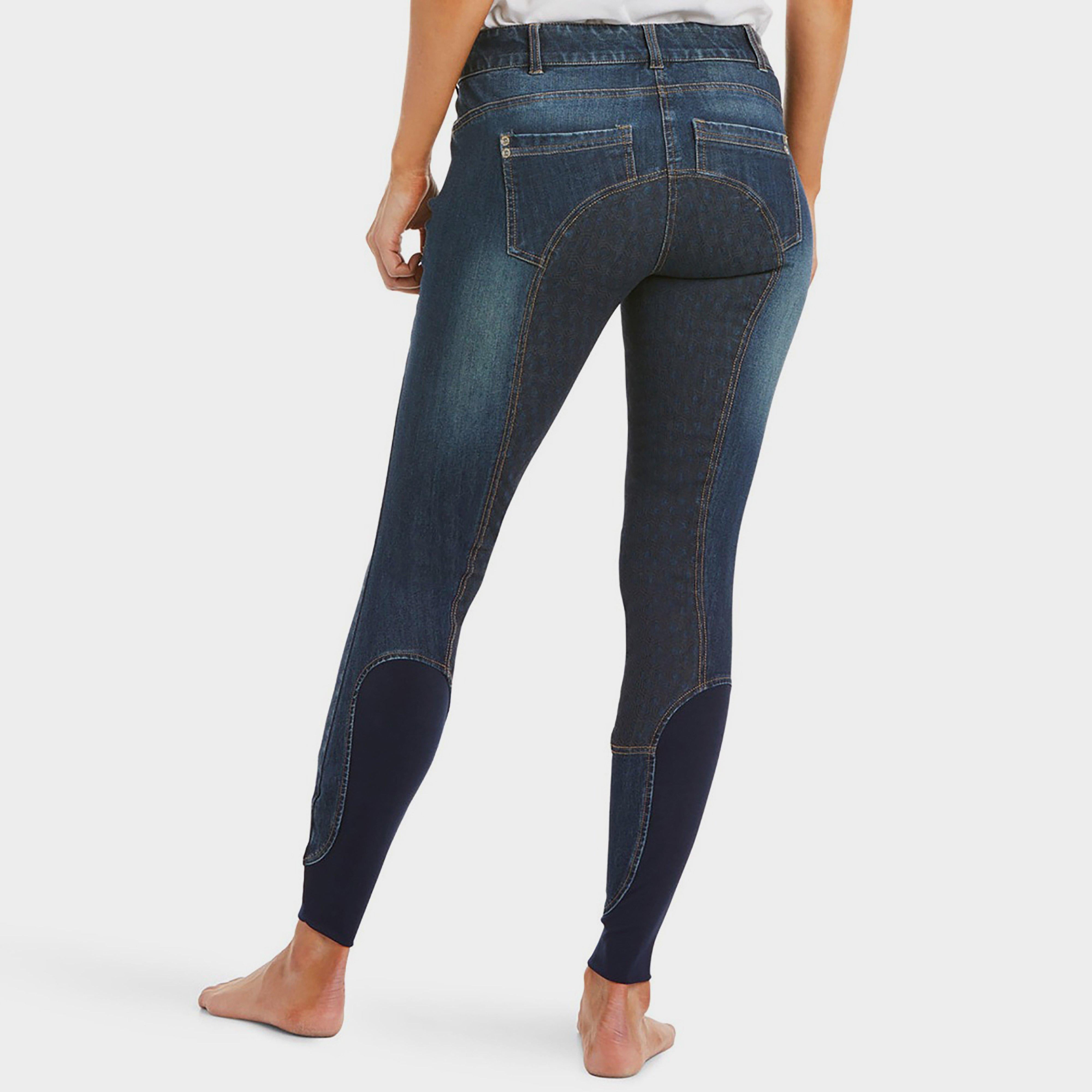 Womens Halo Denim Full Seat Breeches Marine