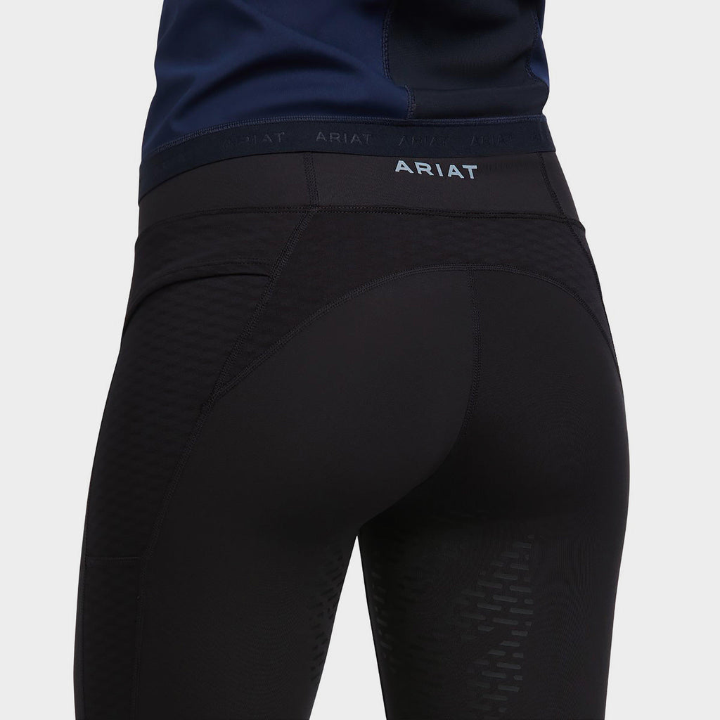 Womens Ascent Half Grip Tights Black