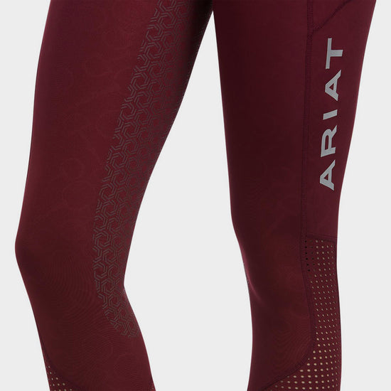 Womens EOS Full Seat Tights Zinfandel Bit Print