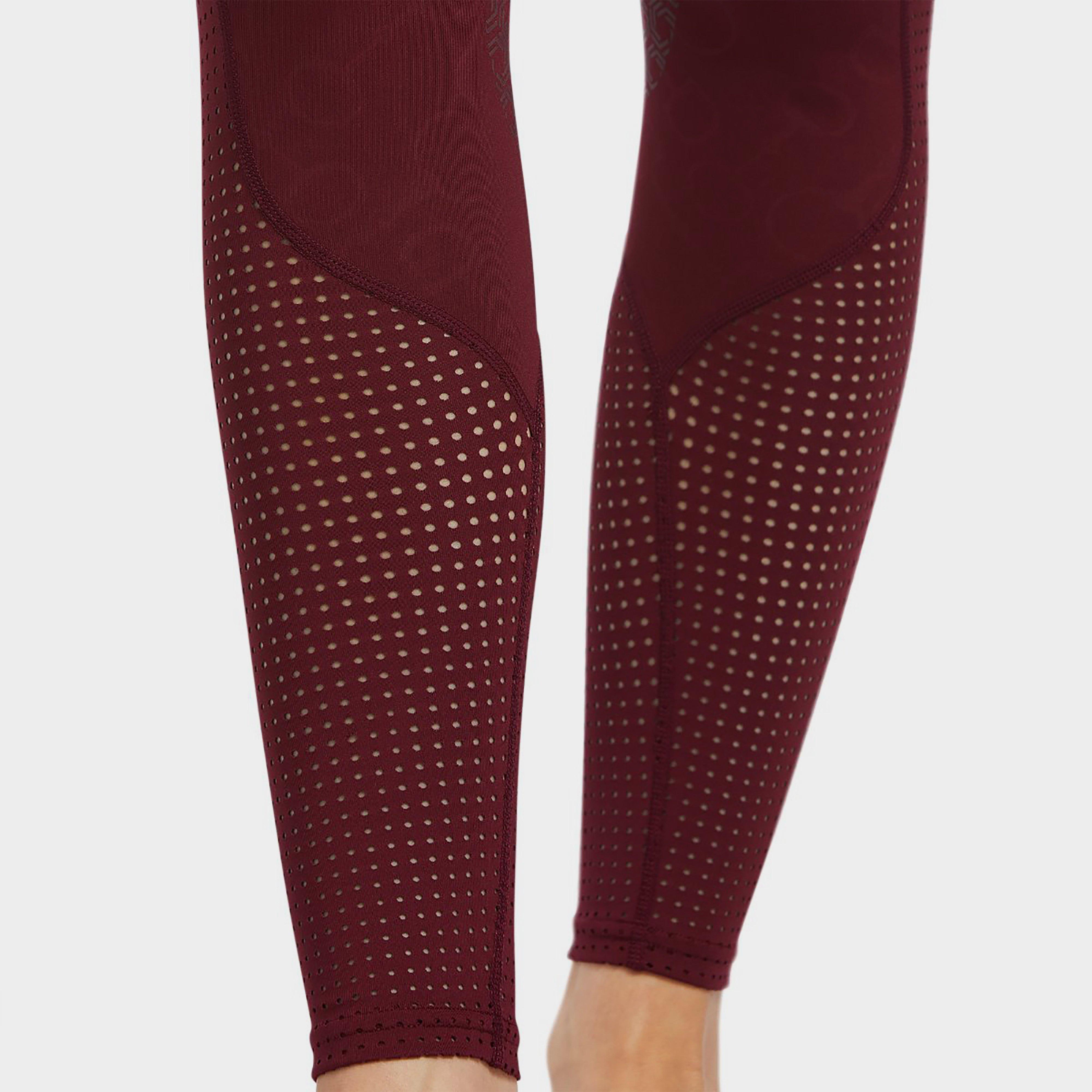 Womens EOS Full Seat Tights Zinfandel Bit Print