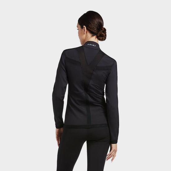 Womens Ascent Full Zip Jacket Black