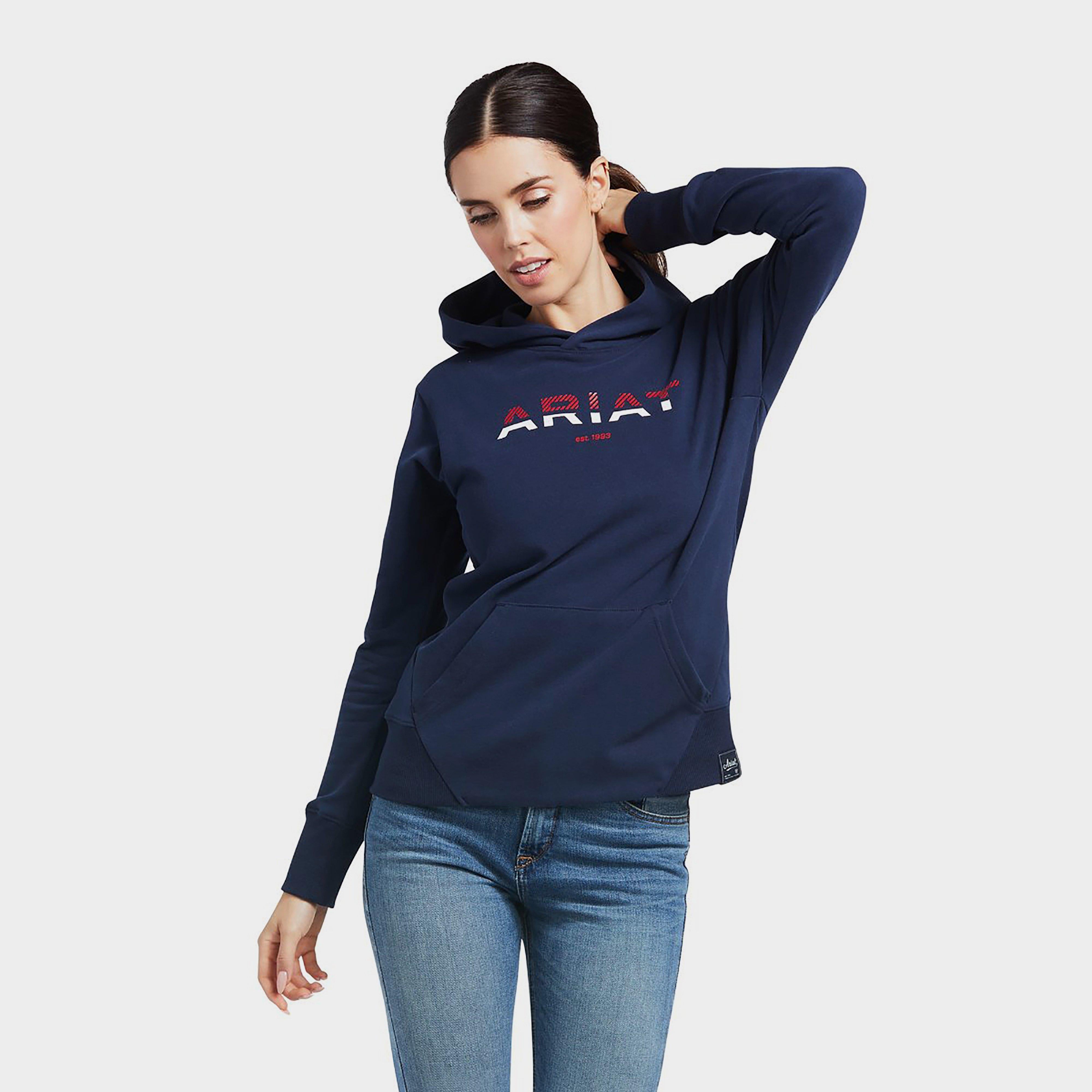 Womens Logo 2.0 Hoodie Navy