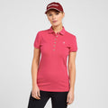 Womens Prix 2.0 Short Sleeved Polo Shirt Party Punch