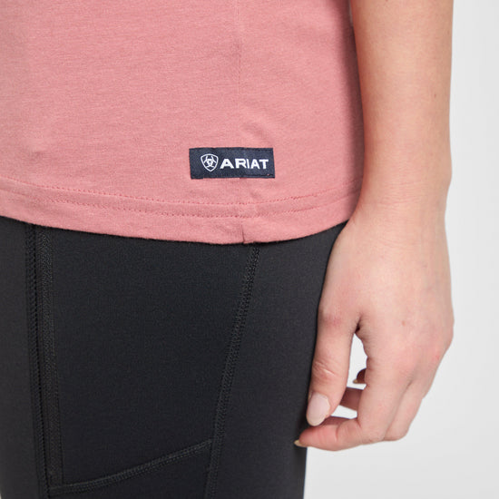 Womens Element Short Sleeved T-Shirt Antique Rubia