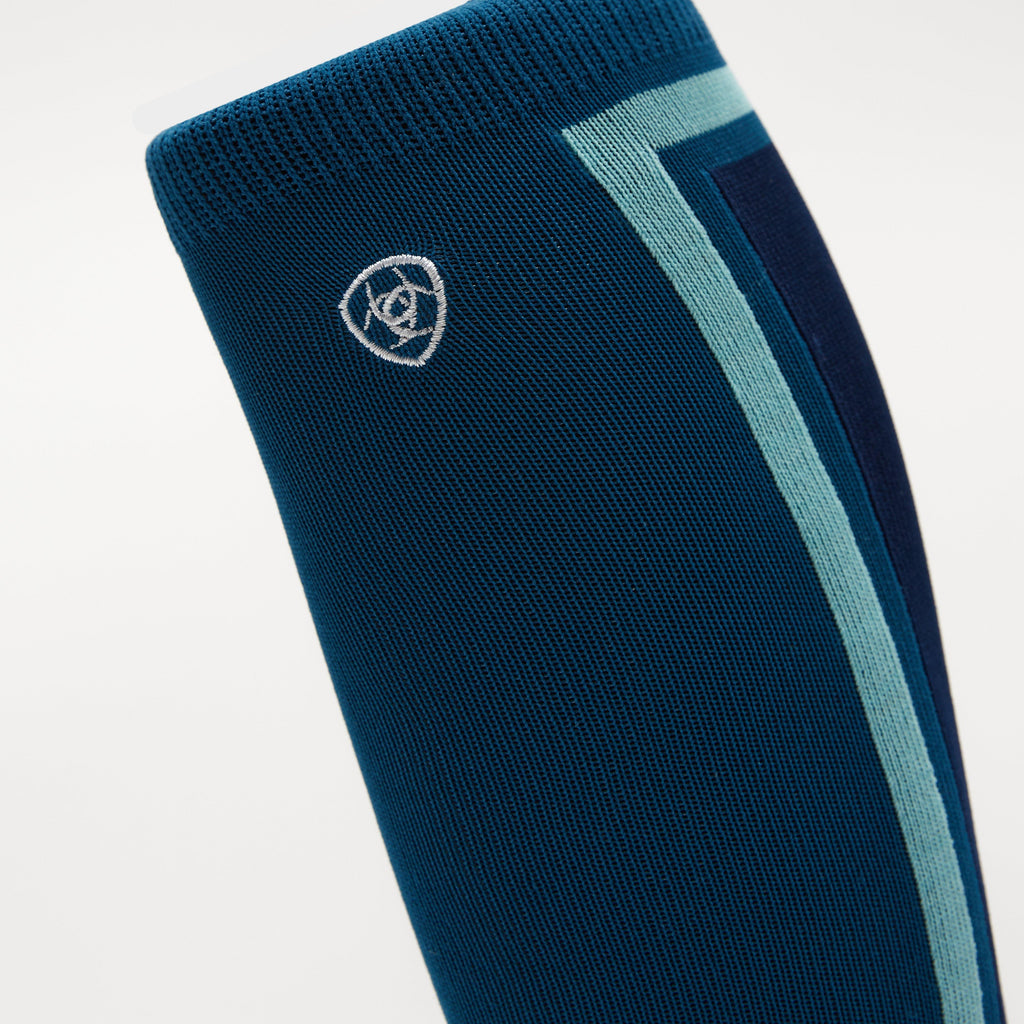 Tek Slimline Socks Saxony Blue/Blue Opal