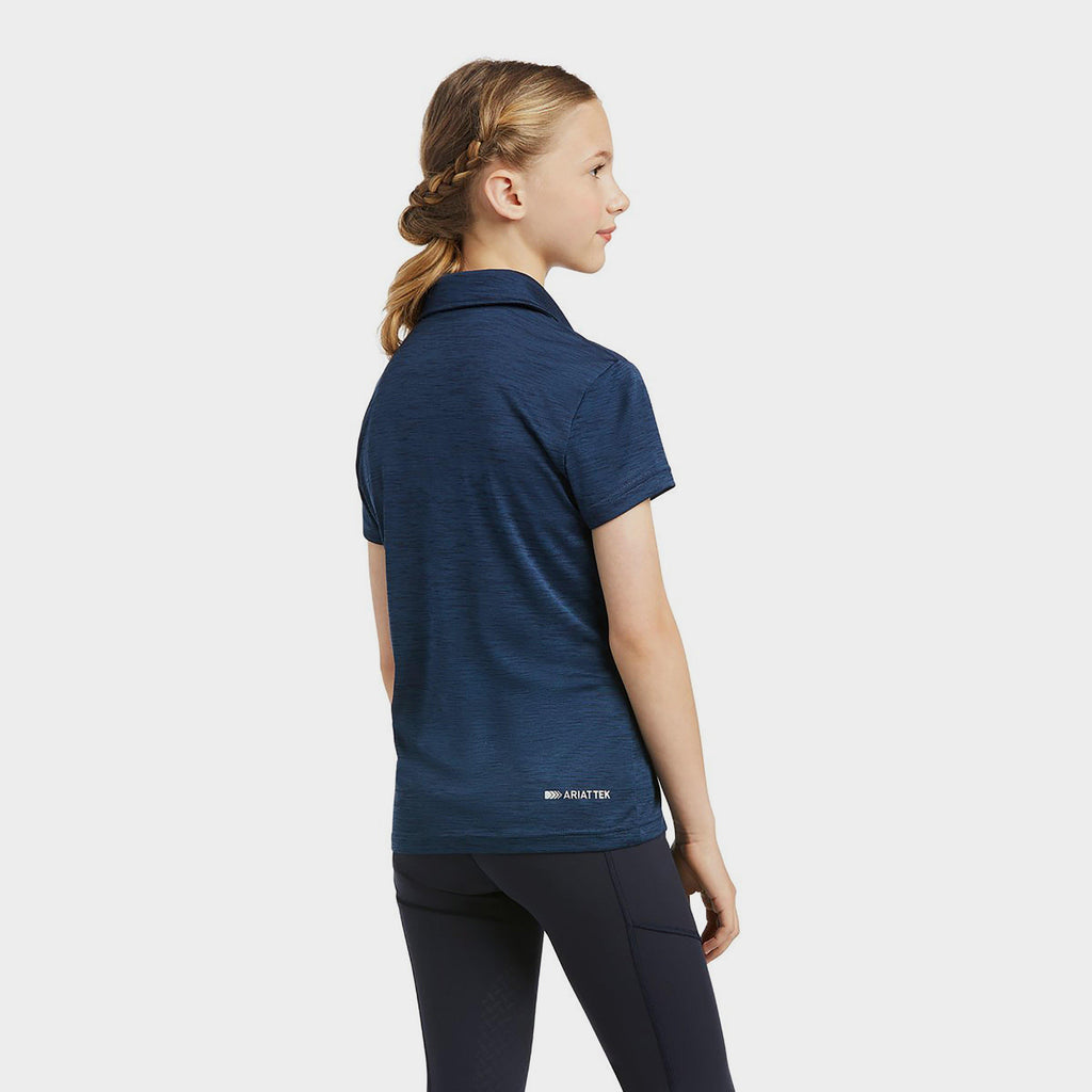 Childs Laguna Short Sleeved Polo Shirt Navy