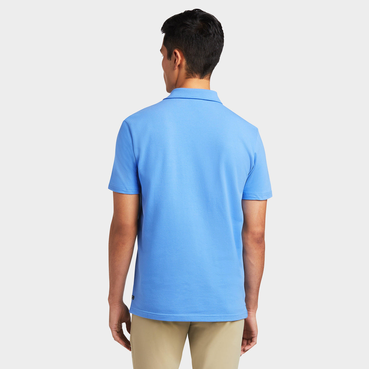 Mens Medal Short Sleeved Polo Reykjavik Blue