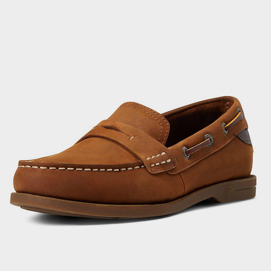 Womens Azur Boat Shoe Walnut