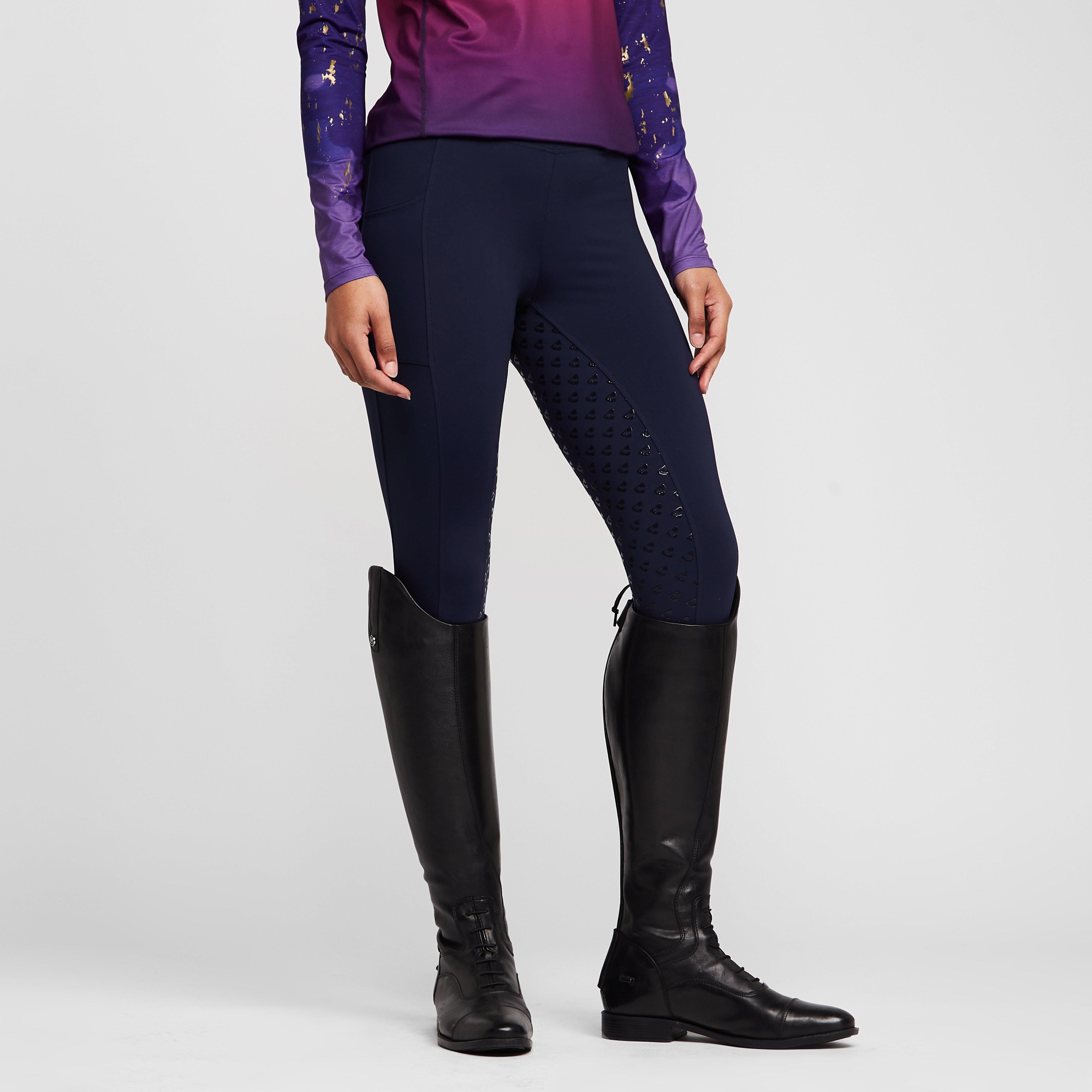 Womens Albany Full Seat Riding Tights Navy