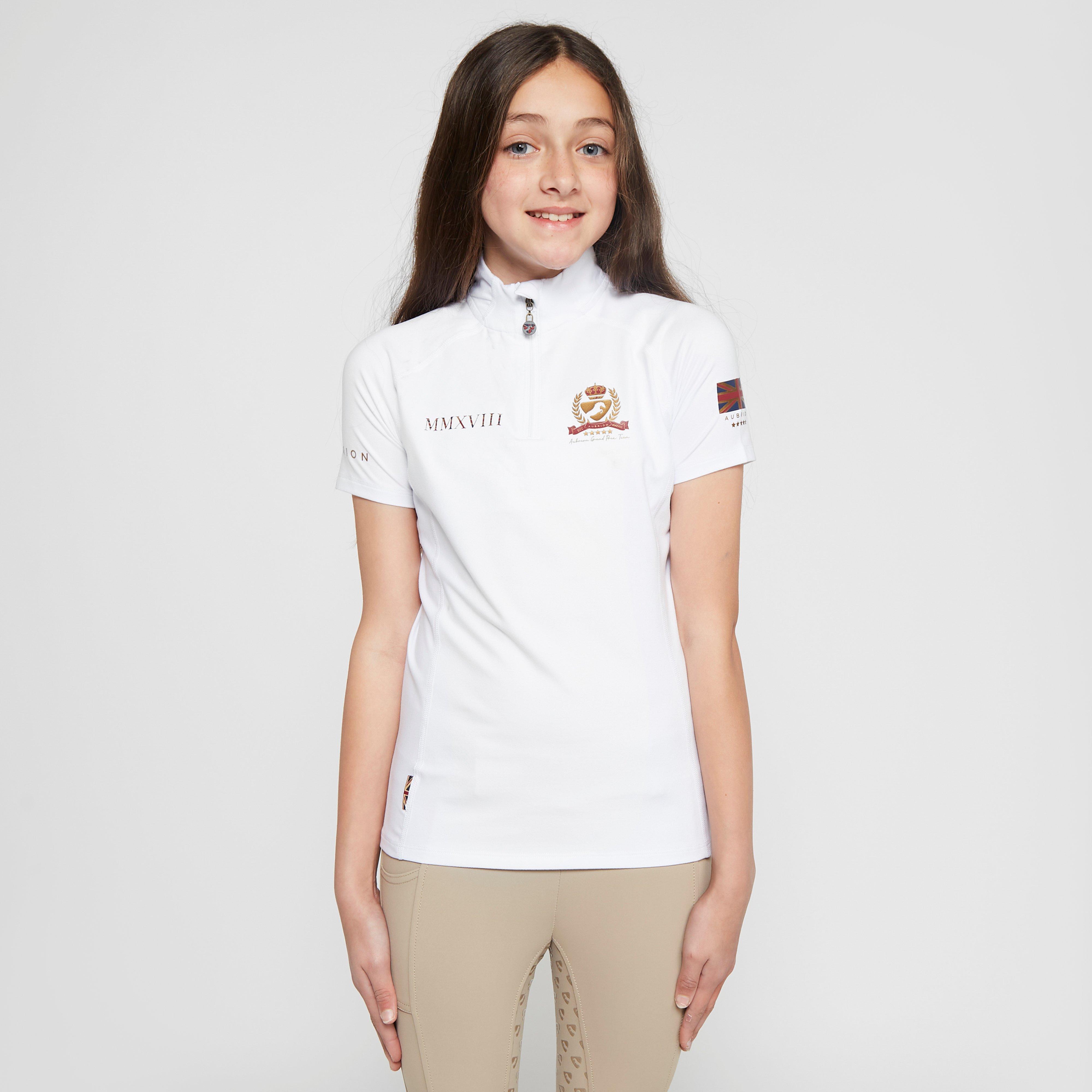 Childs Team Short Sleeve Base Layer White