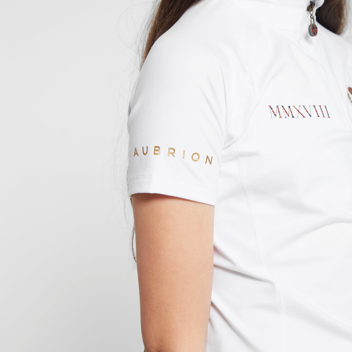 Childs Team Short Sleeve Base Layer White