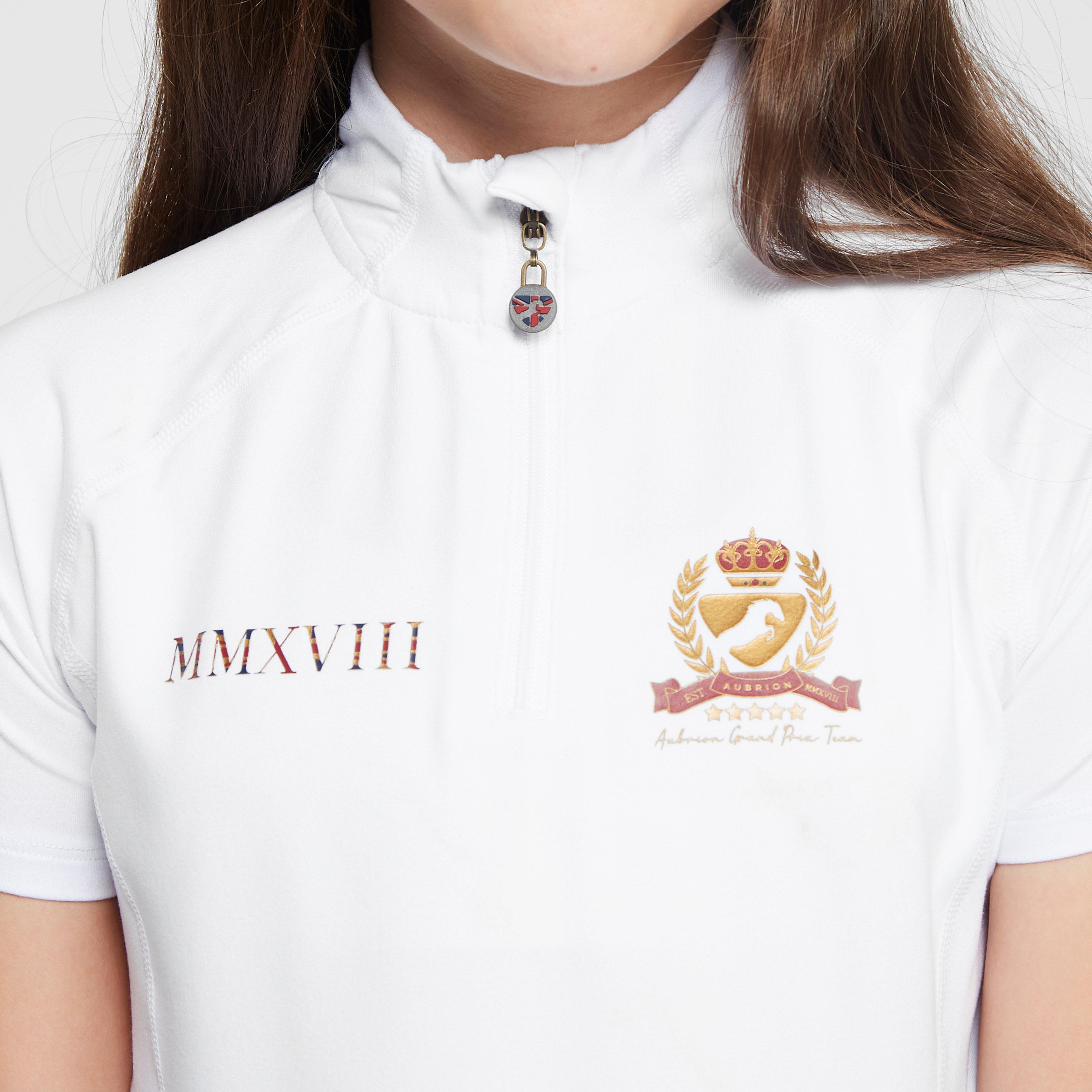 Childs Team Short Sleeve Base Layer White