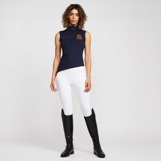 Womens Team Riding Tights White