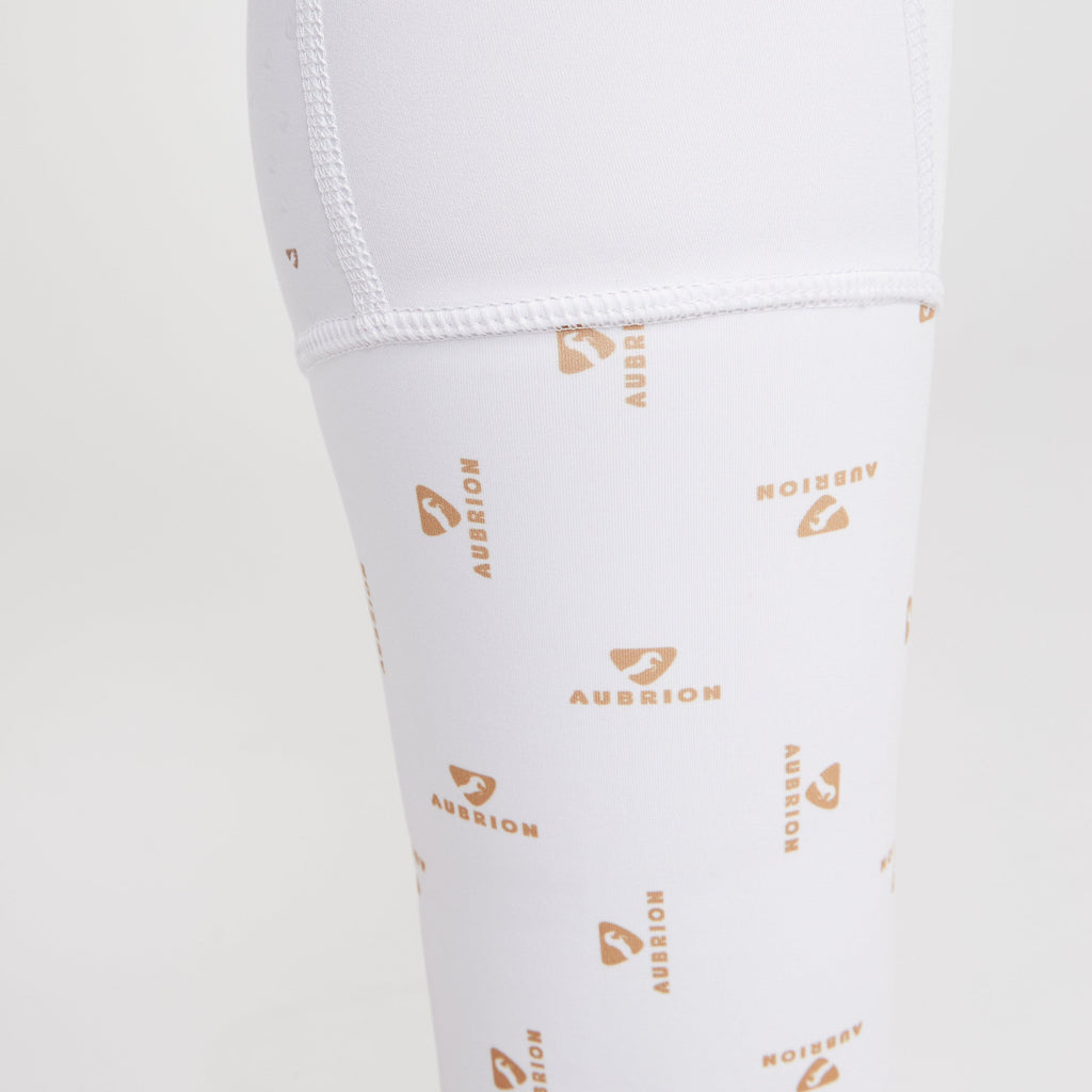 Womens Team Riding Tights White