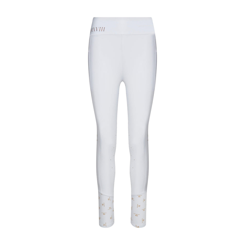 Womens Team Riding Tights White