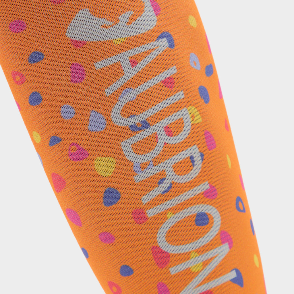 Hyde Park Socks Orange Spot