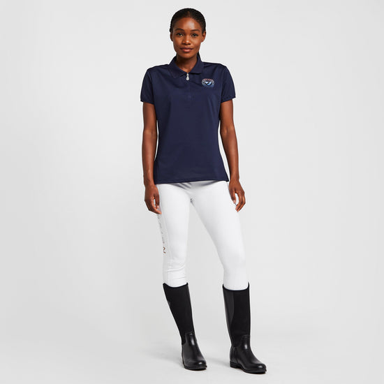 Womens Parson Tech Polo Shirt Dark Navy